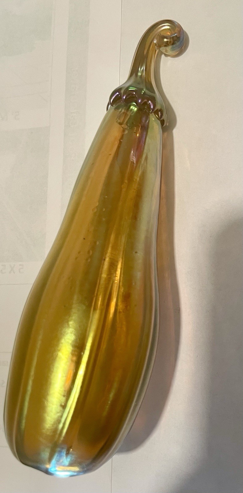 Steven Lundberg Art Glass Gourd
