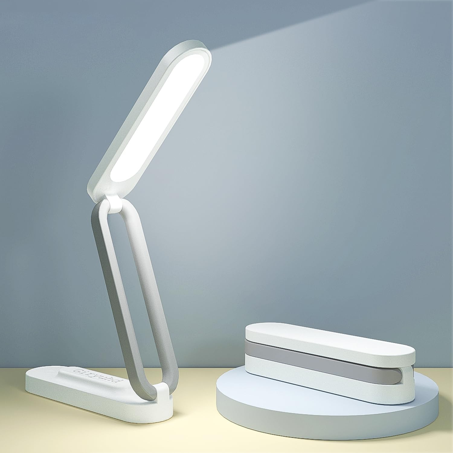 Giryuhd LED Desk Lamp for Office Home & 6.7 x 1.77 x 1.55 inches, White 