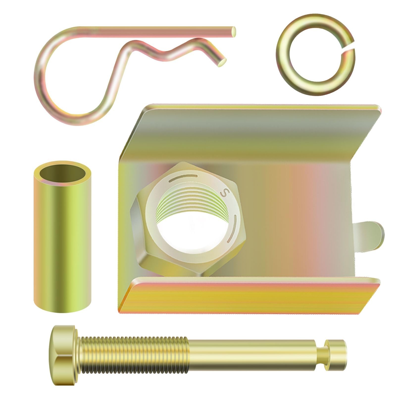 Upgrade 22323 Anti-Rattle Hitch Pin Shim Device Compatible with 2-Inch Receiv...