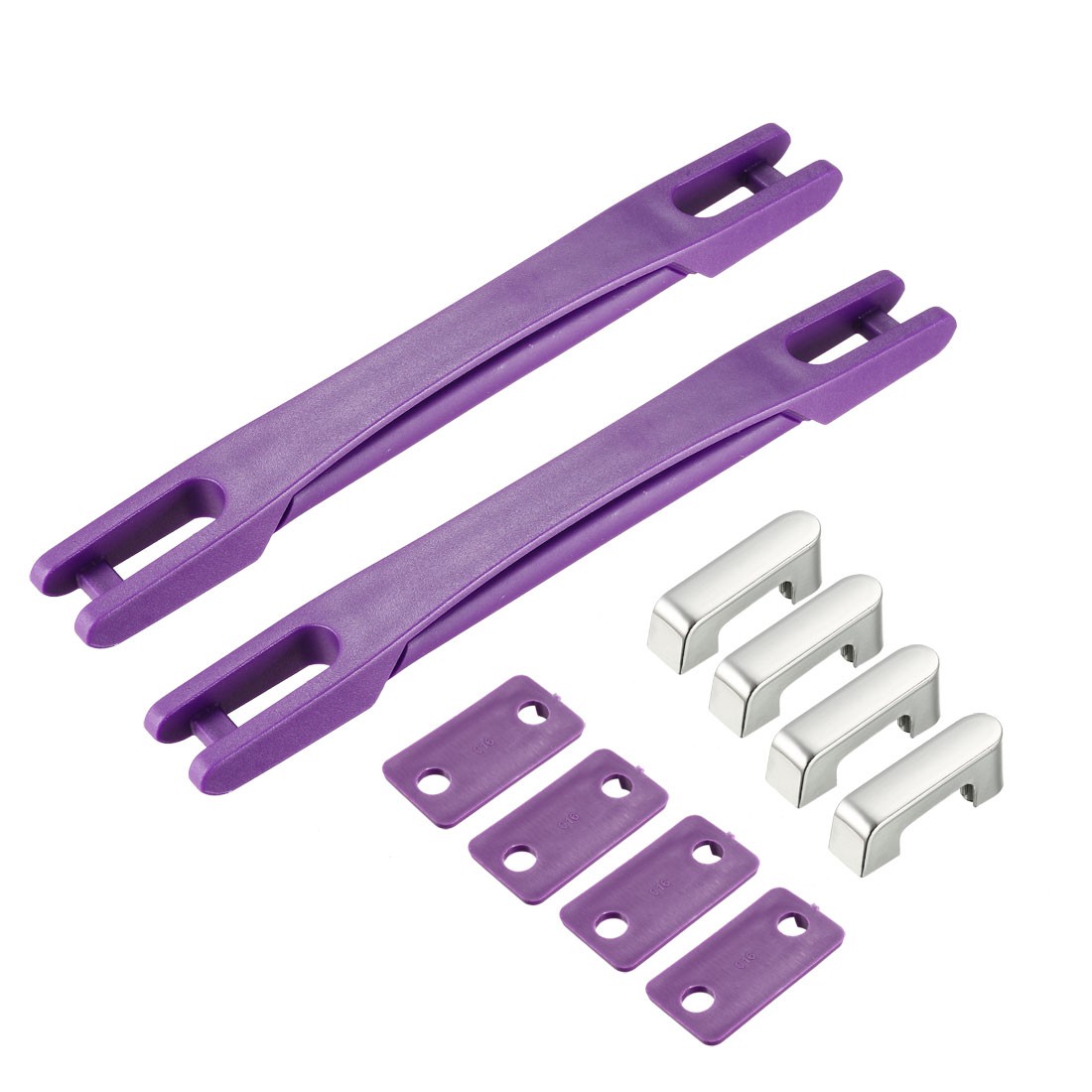 2Pcs Luggage Handle 220mm Long Strap Grip Replacement for Suitcase Case Purple
