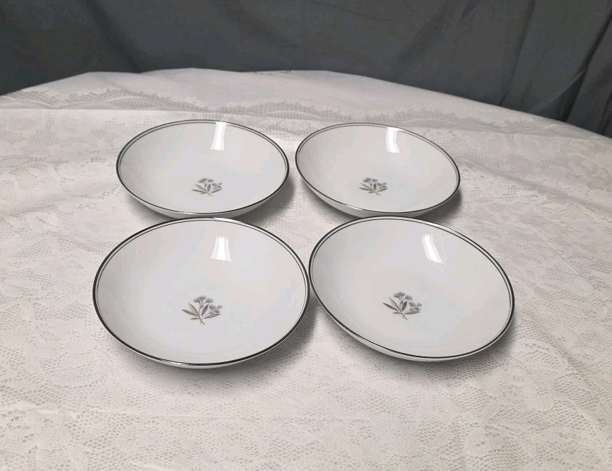 Vintage Noritake Bessie Fruit Dessert Bowls, Set Of 4