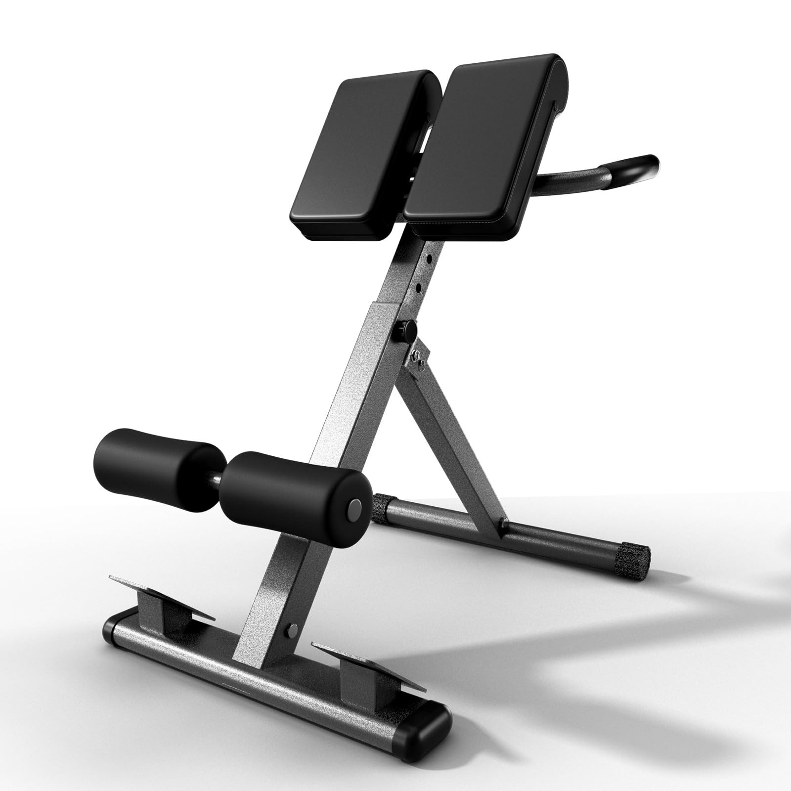 Adjustable Back Extension Machine Hyperextension Bench for Glutes Hamstrings