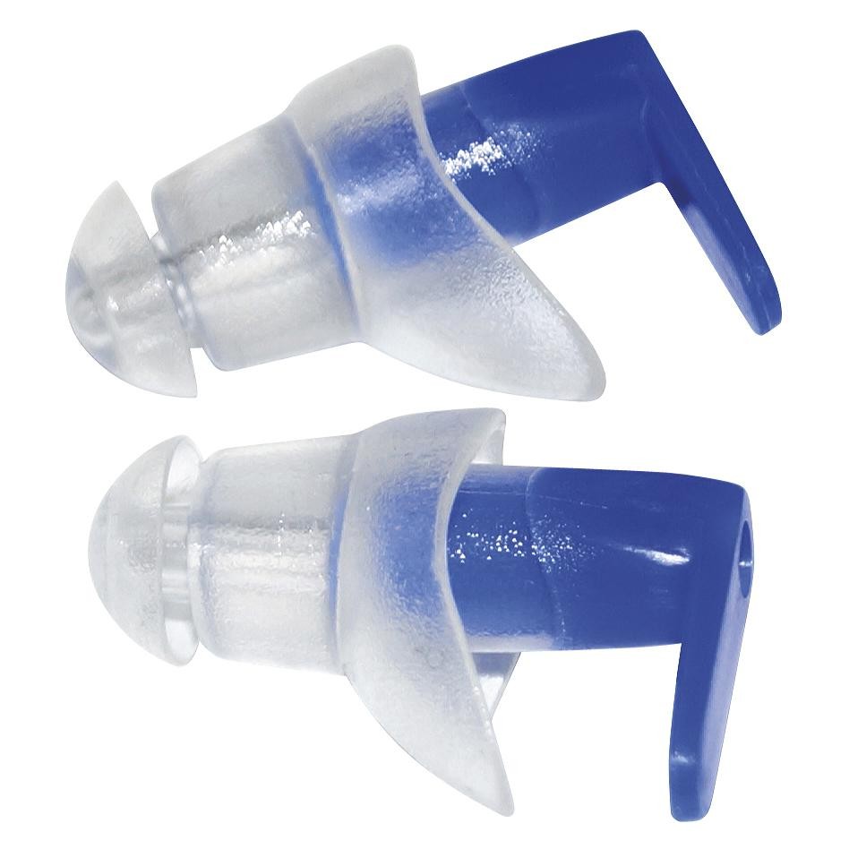 SwimTech Ear Plugs Blue/Clear Blue/Clear