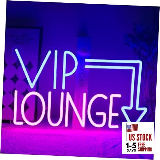 VIP Lounge Neon Sign for Wall Decor Dimmable VIP Led Light Signs Vip lounge