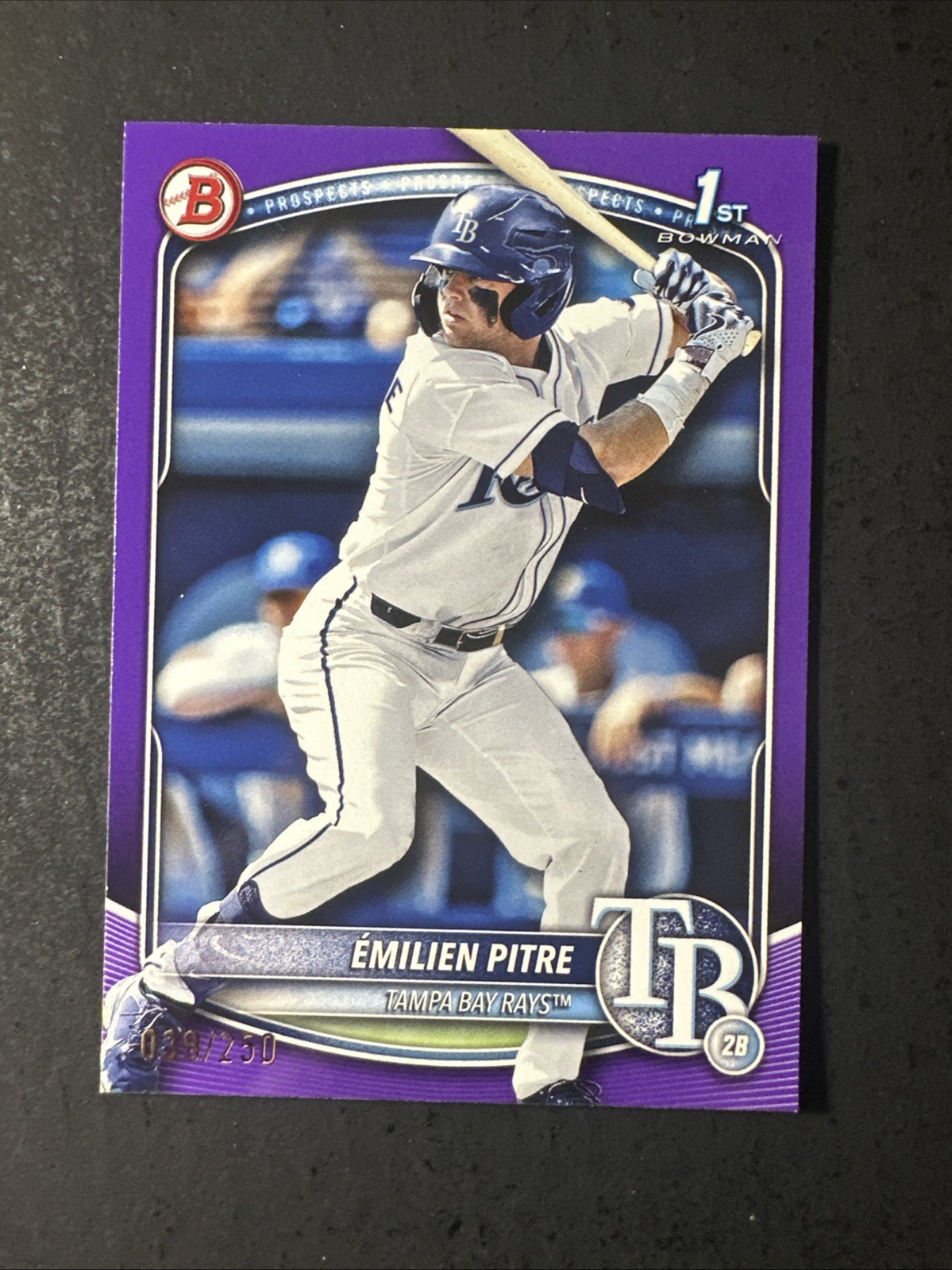 2025 Bowman - Prospects Emilien Pitre #BP-83 Purple /250 (RC)