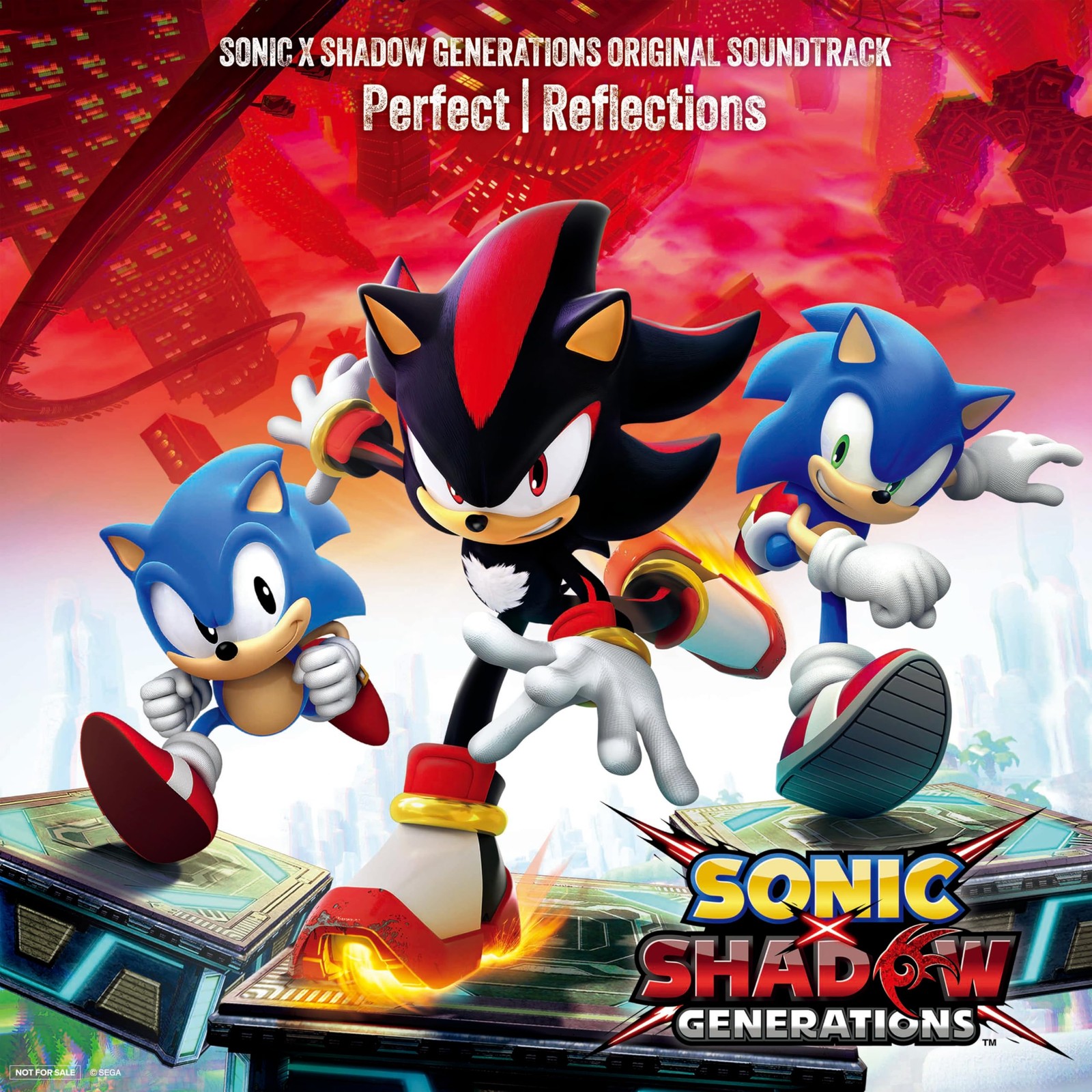 SONIC X SHADOW GENERATIONS ORIGINAL SOUNDTRACK Perfect | Reflect... book form JP