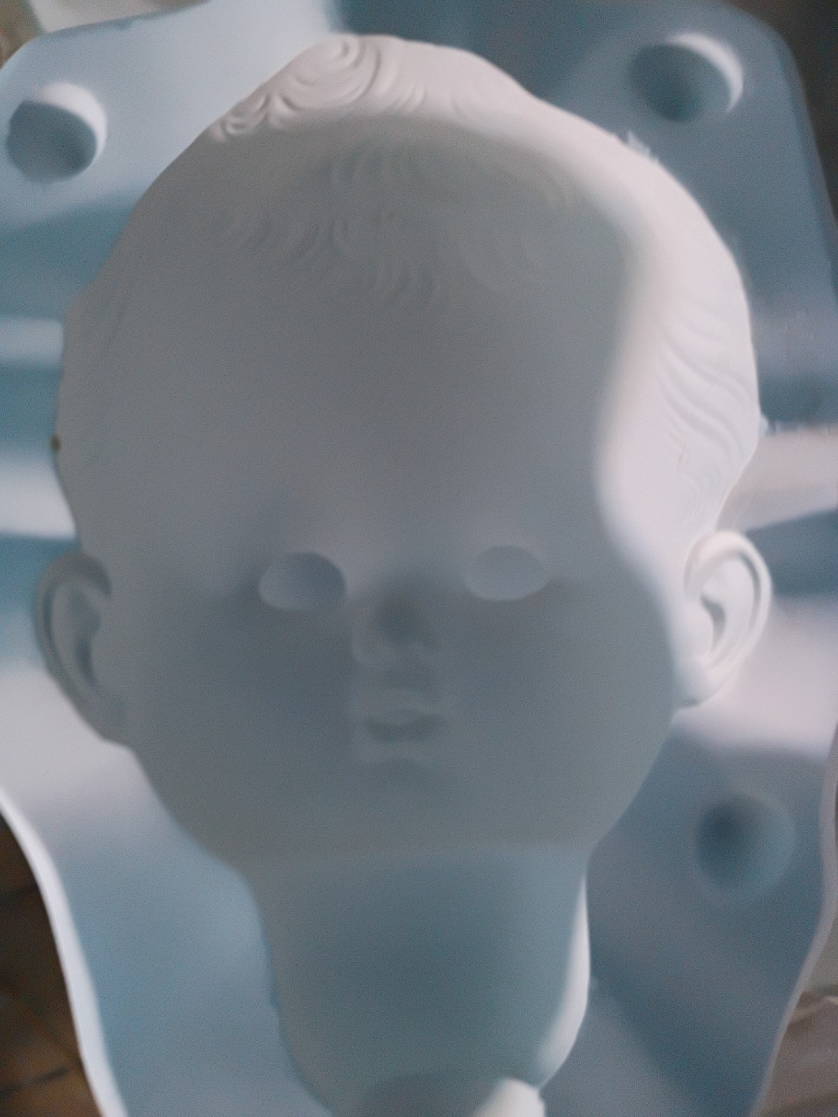 Vintage Scioto Dana Doll Head Ceramic Mold # S-652  Year 1980s