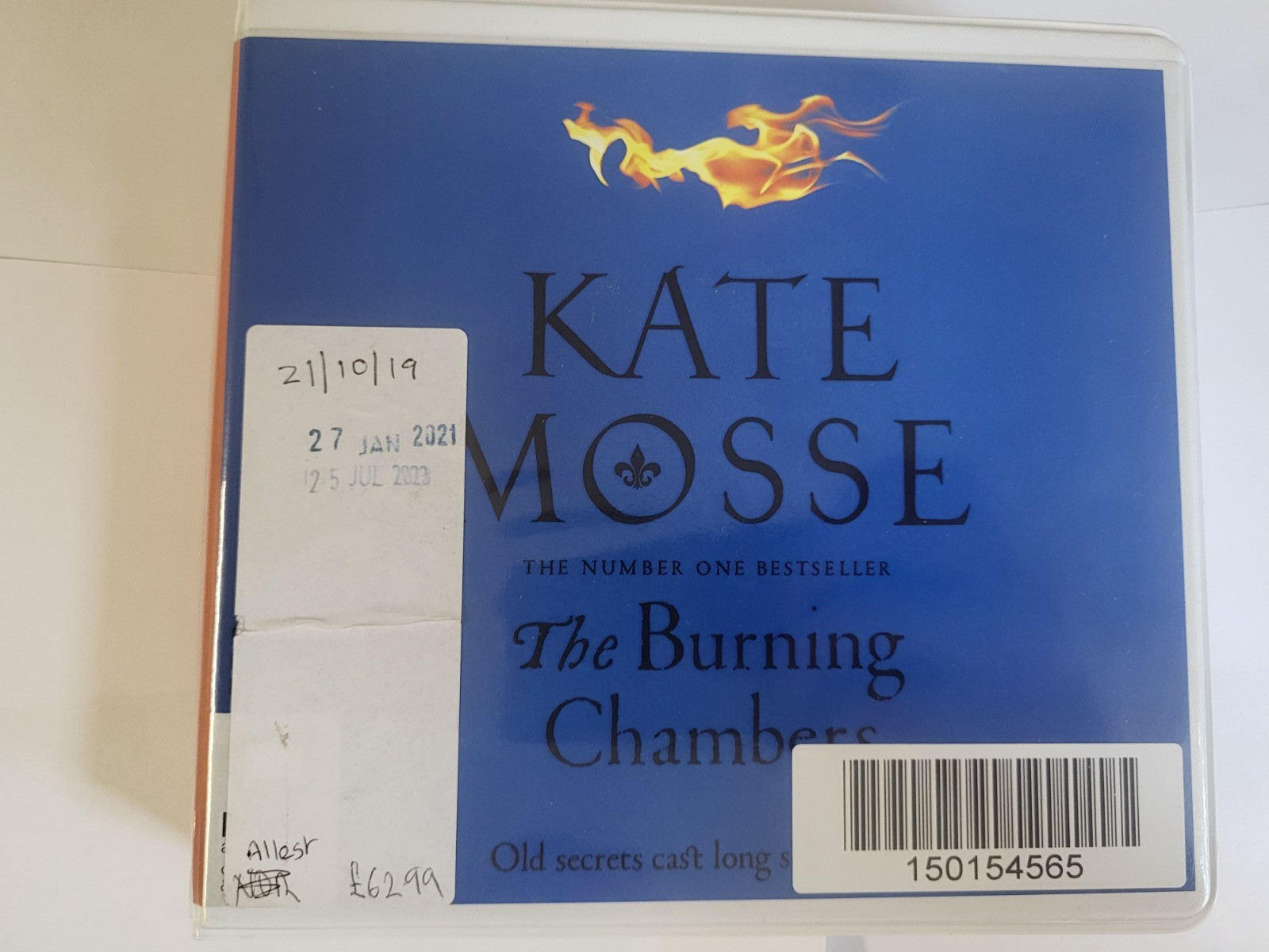 KATE MOSSE - THE BURNING CHAMBERS - 15 CDS AUDIOBOOK UNABRIDGED DISC ONLY