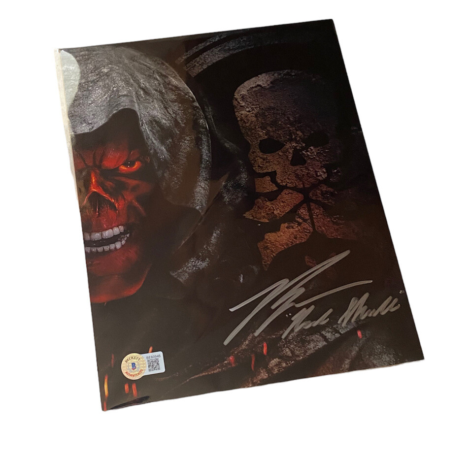 Ross Marquand Red Skull Signed 8x10 Avengers Infinity War End Game Beckett COA