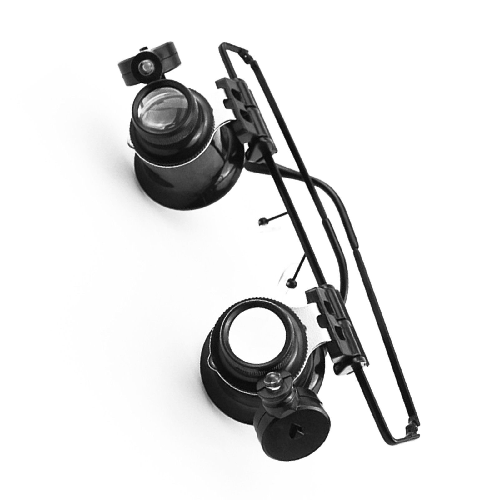 20x Magnifying Eye Magnifier Glasses Loupe Lens Jeweler Watch Repair LED Light-