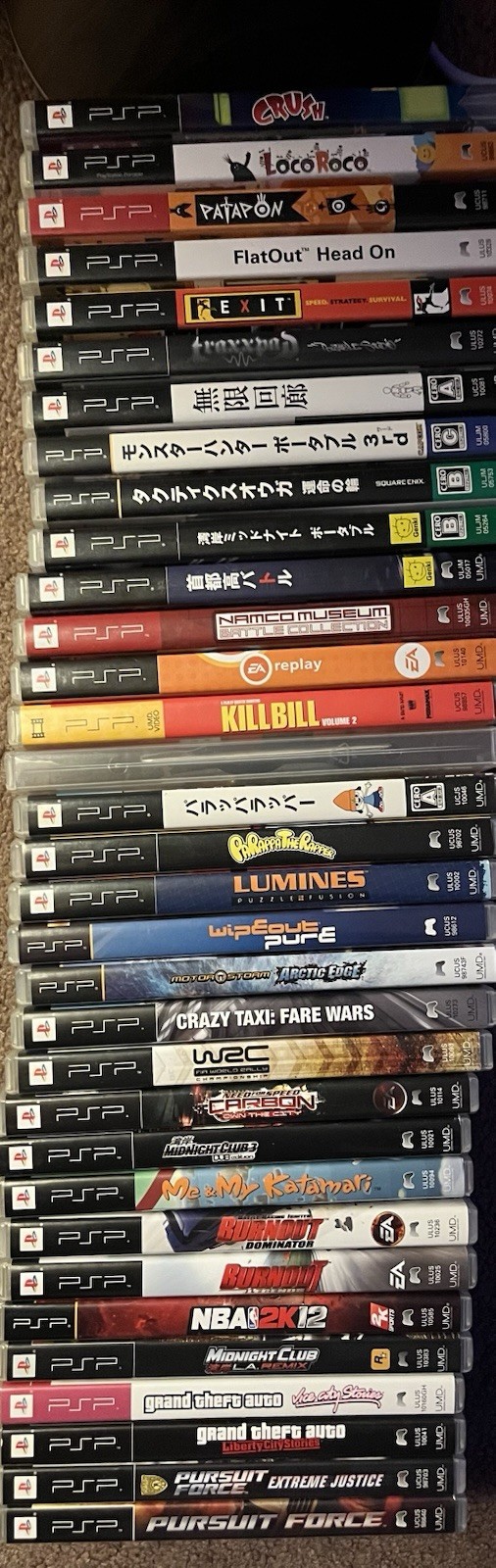 PSP game lot 