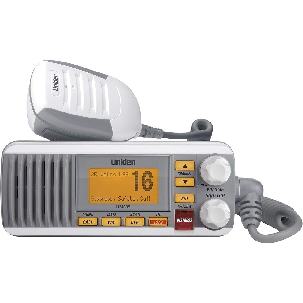 Marine VHF Radio 25 Watt Fixed Mount IPX4 Waterproof with DSC Triple Watch