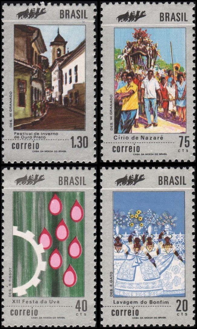 Brazil #1210-1213 set MNH