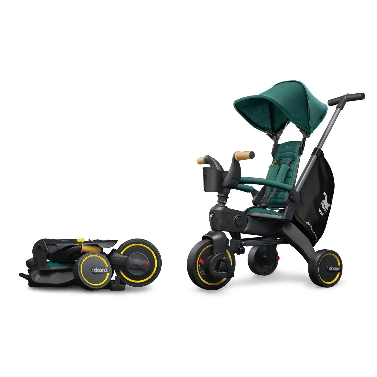 Doona Liki Trike S5 Racing Green - 5-in-1 Compact Foldable Travel - Brand New