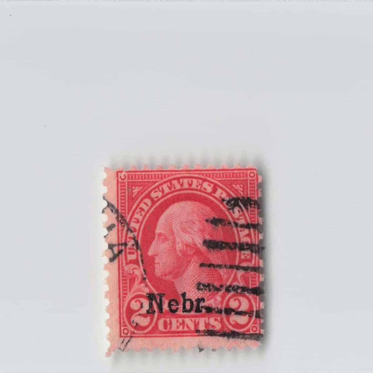 (A)U.S. Stamp 2 Cents Nebr. Ovp.  United States USA[S9472]8e3