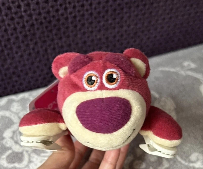 TDR Japan Tokyo Disney Resort Lotso Plush Shoulder Plush Clip Keychain Toy Story