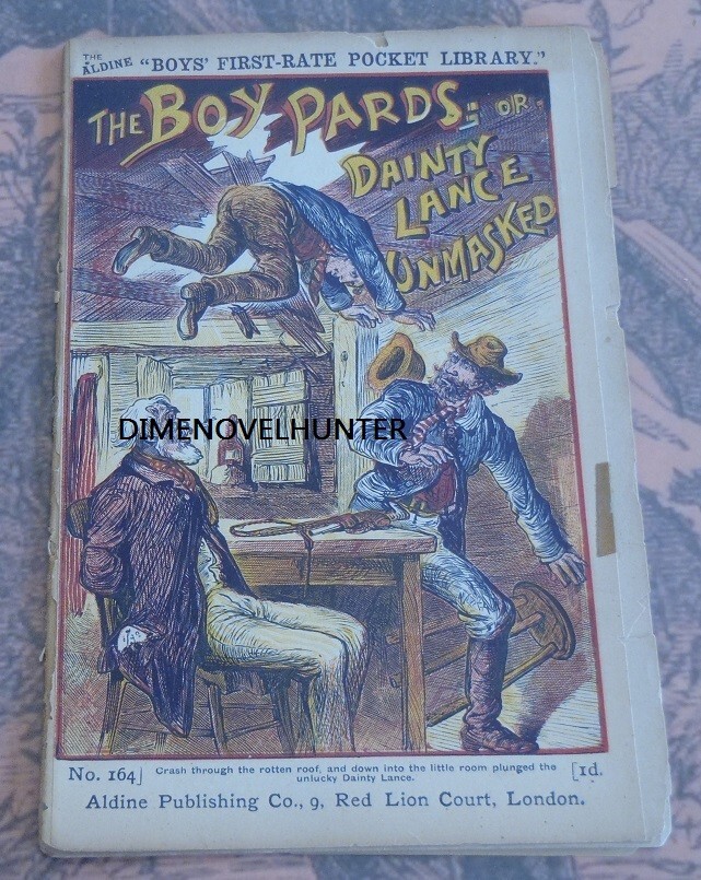 ALDINE BOYS' FIRST RATE POCKET LIBRARY #164 SCARCE PENNY DREADFUL DIME NOVE