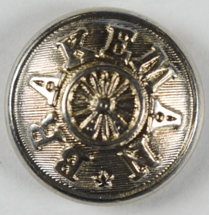 1890s Original Brakeman Railroad Employee Worker Uniform Button C3L
