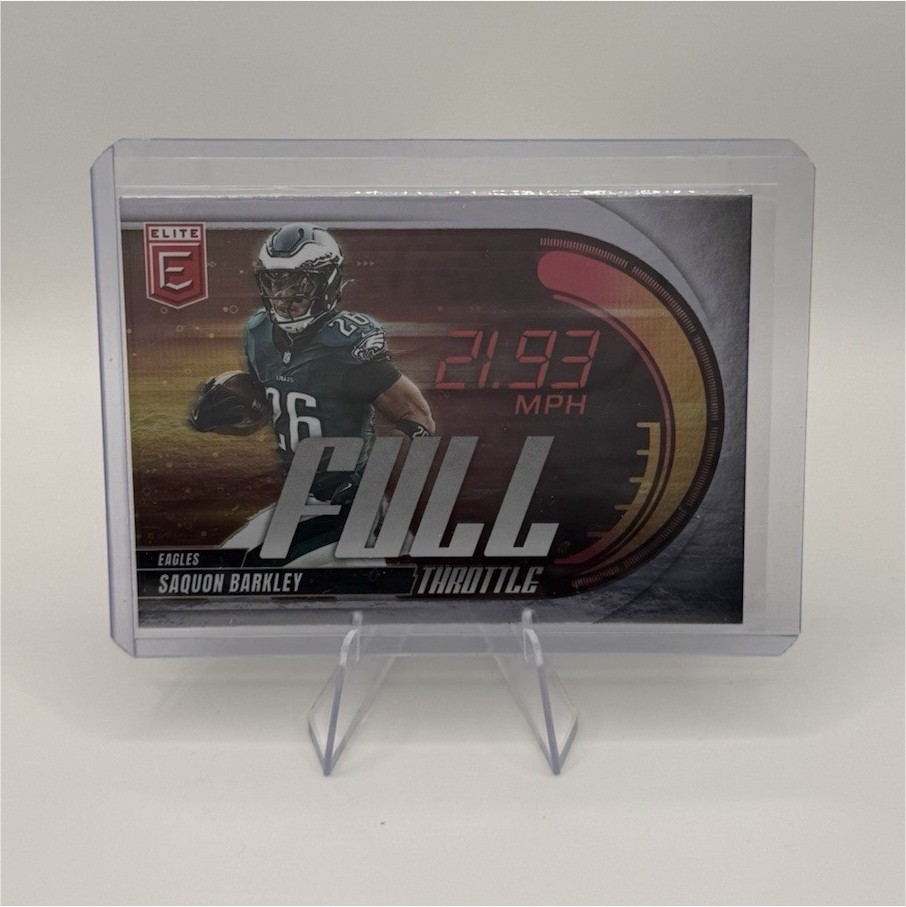 Panini 2023 Donruss Elite Full Throttle Saquon Barkley Insert #4 Eagles Football
