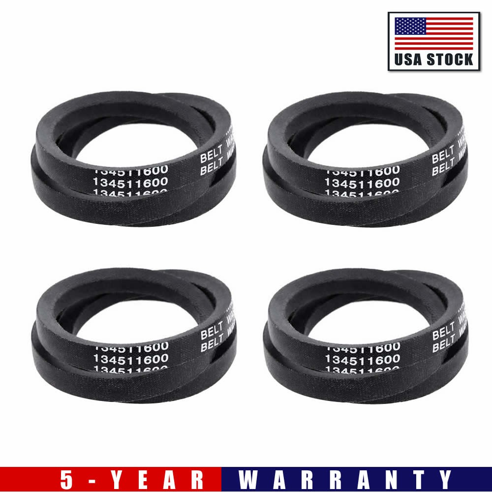 4 PACK 131686100 Washer Drive Belt 134511600 1156860 AP3867042 PS1146950