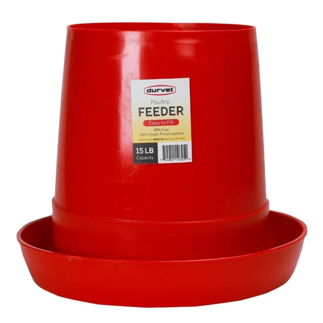 Durvet Poultry Feeder 15Lb Capacity