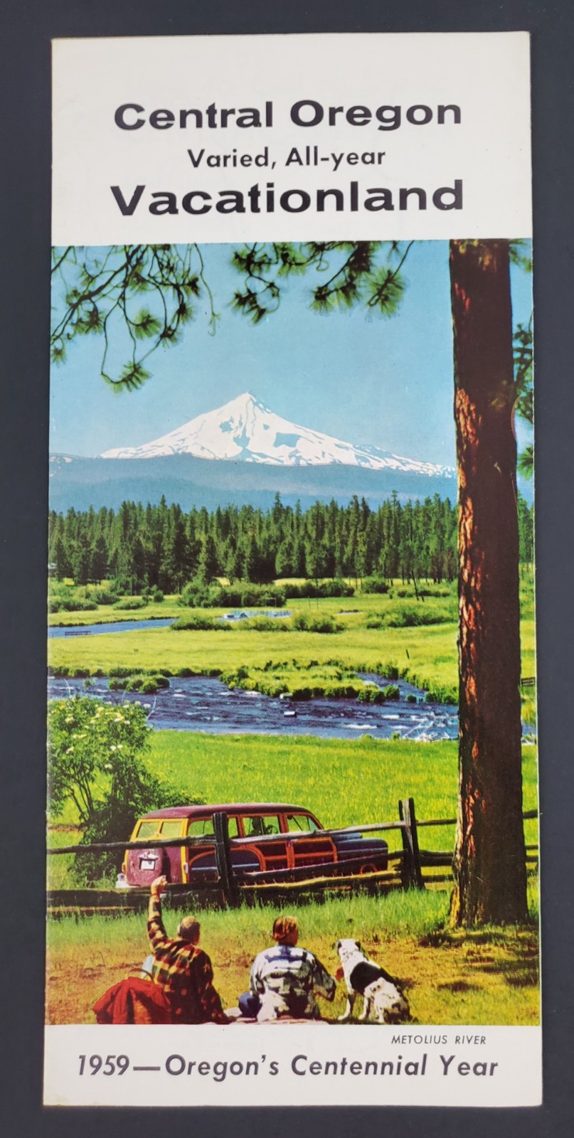 1959 Central Oregon OR Outdoor Recreation Vacation Vintage Travel Brochure