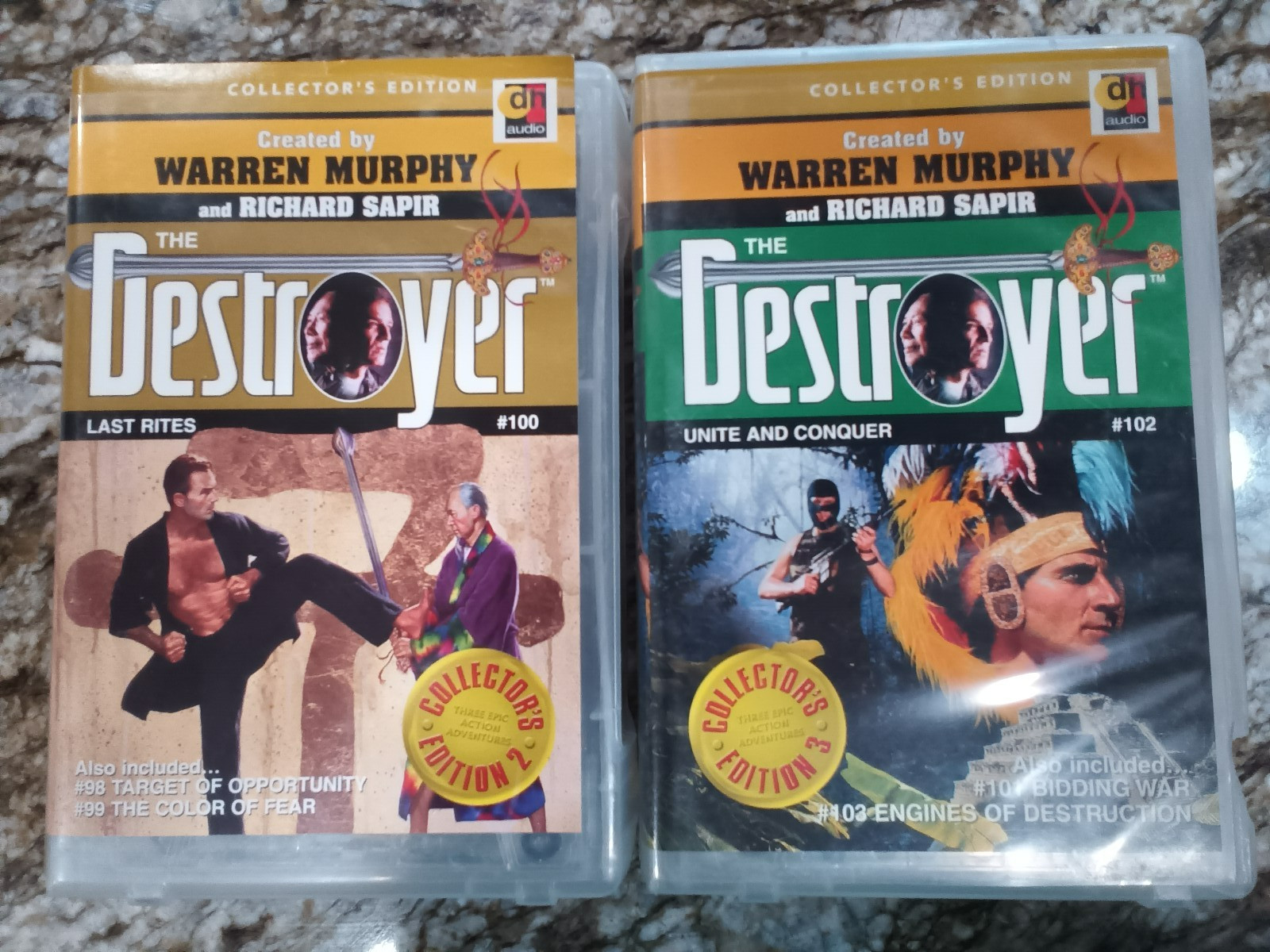Warren Murphy The Destroyer 98-103 Audio Books on Cassette Collector's Edition