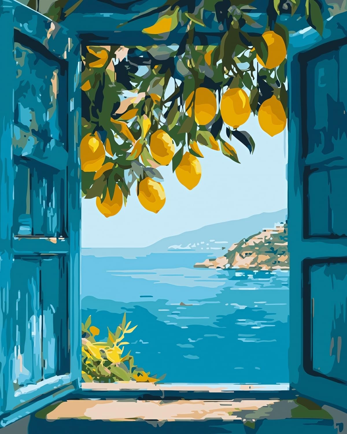 Paint By Numbers Kit For Adults Beginners DIY Canvas Oil Painting Art 16x20