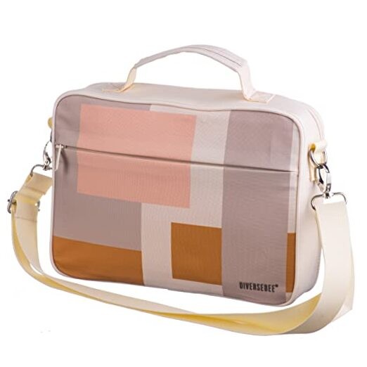  Large Bible Cover with Handles and Shoulder Strap, Bible Carrying Geometric