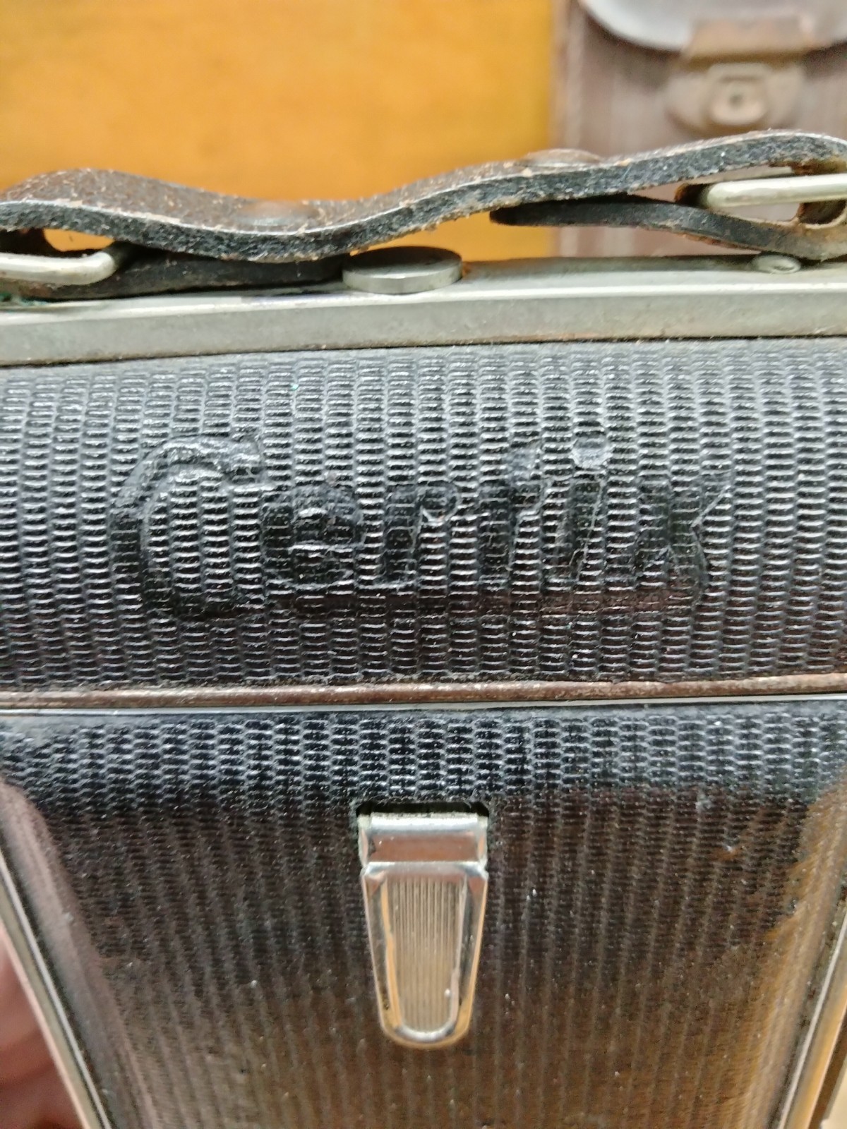 Vintage Prontor Anastigmat Gauthier Calmbach Folding Camera with leather case