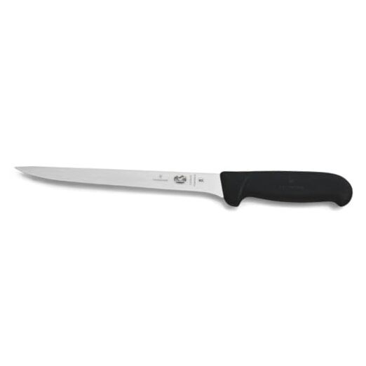  Fibrox 8-Inch Fillet Knife with Straight Edge and Black Flexible Handle 