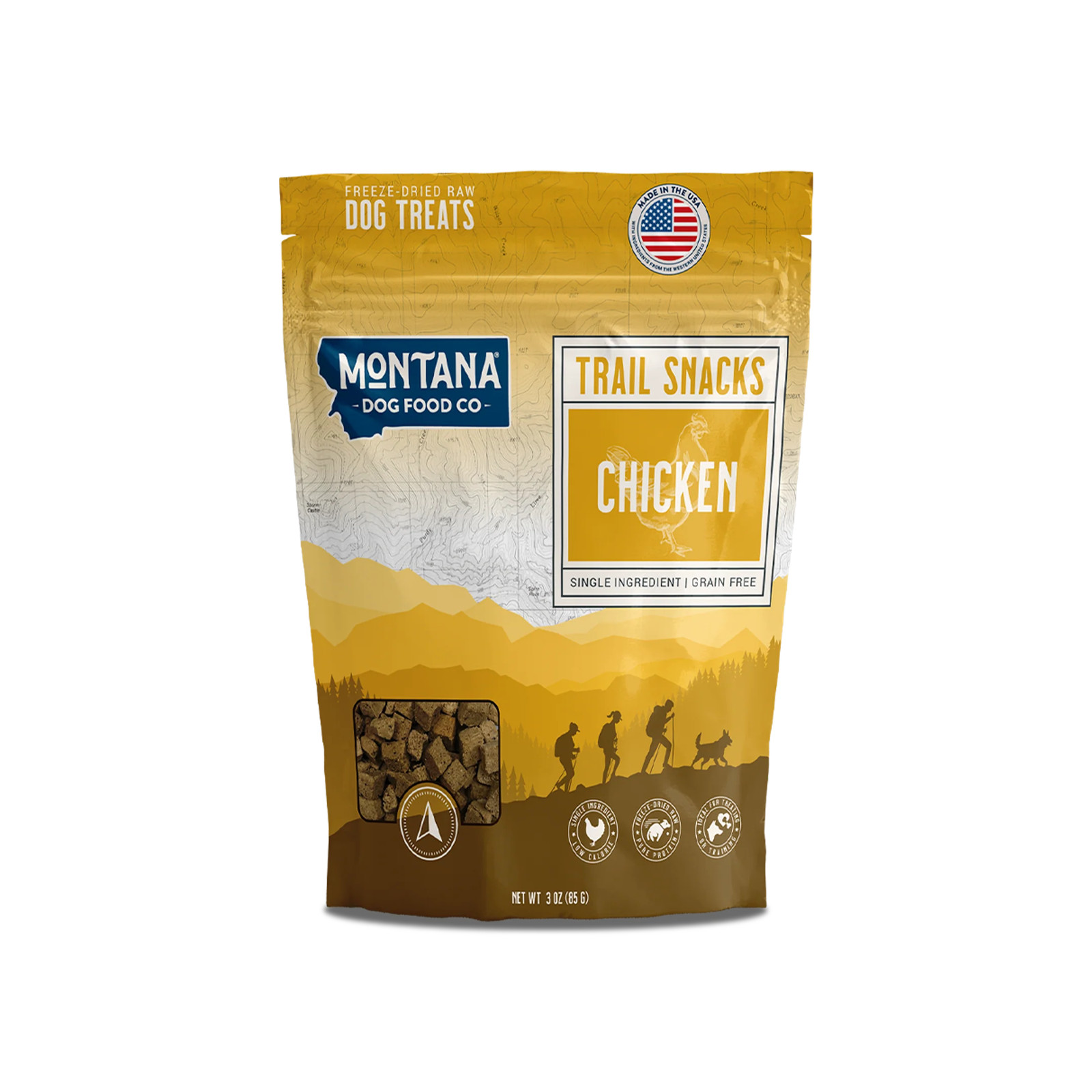 Chicken Breast Freeze-Dried Raw Trail Snacks (Treats) for Dogs 3oz