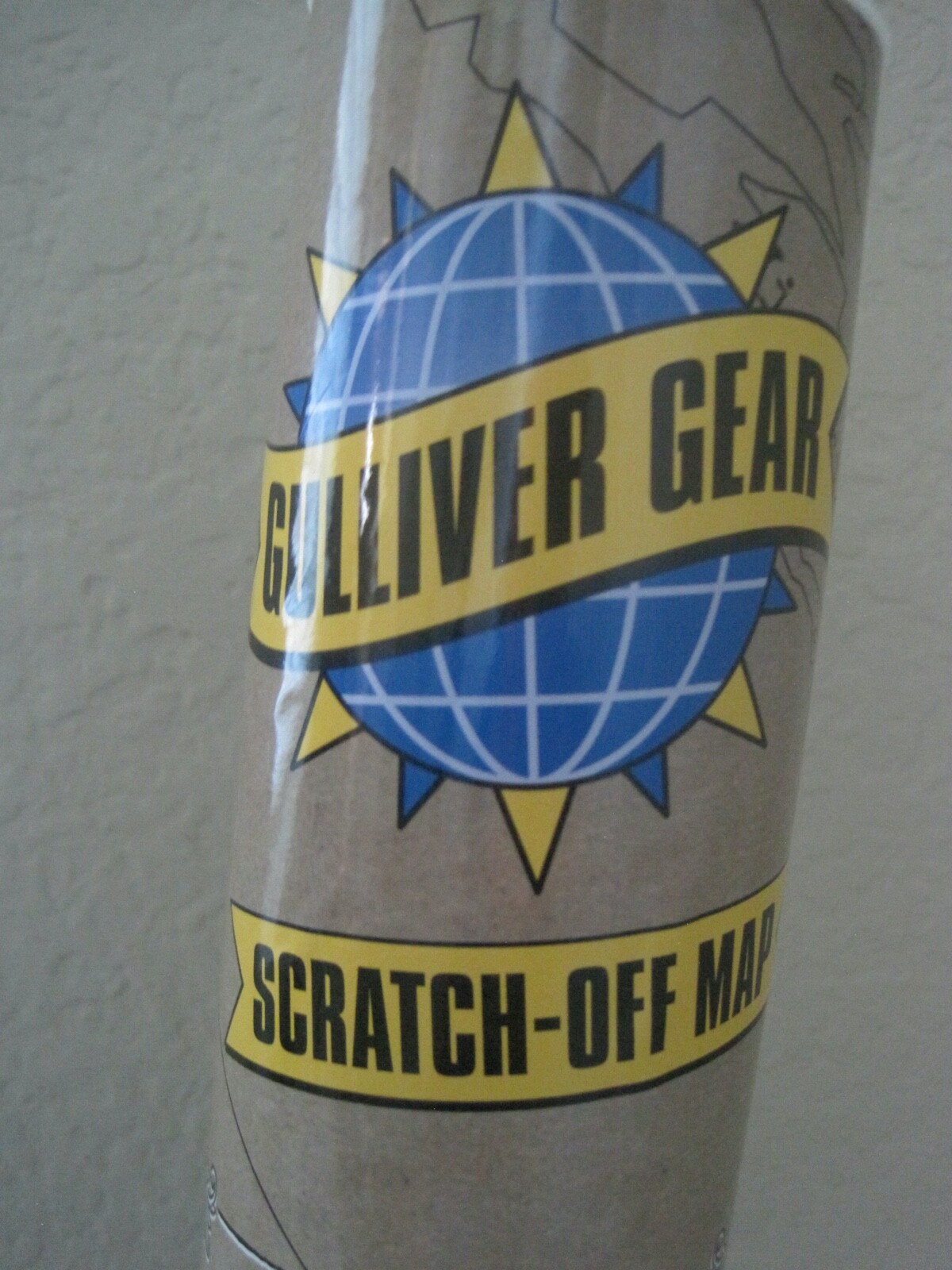 Gulliver Gear Scratch Off Map