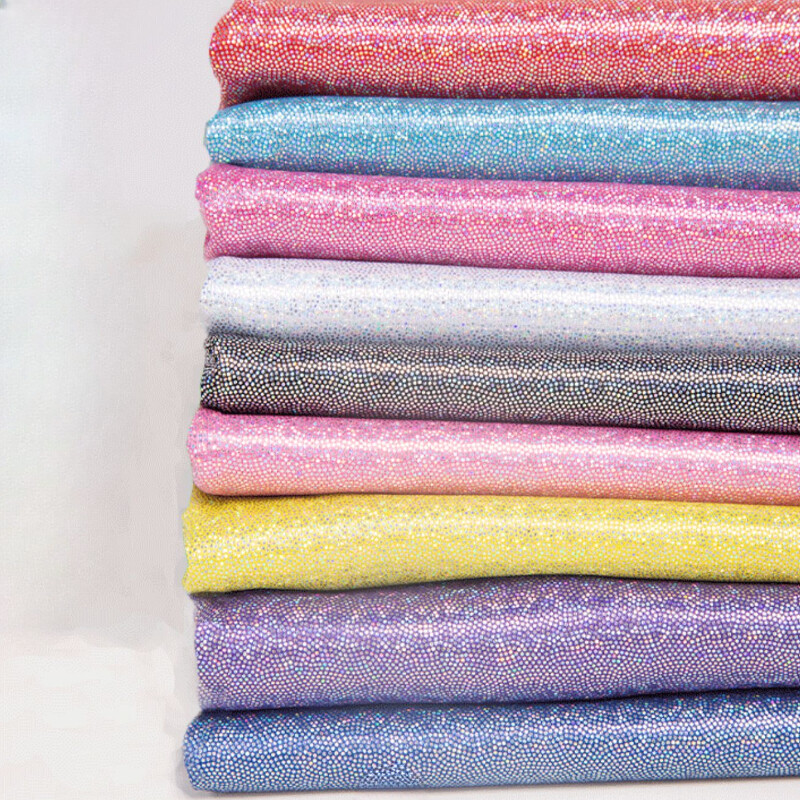 DIY Reflective Laser Glitter Fabric Background fabric Clothing Yarn fabric Sew