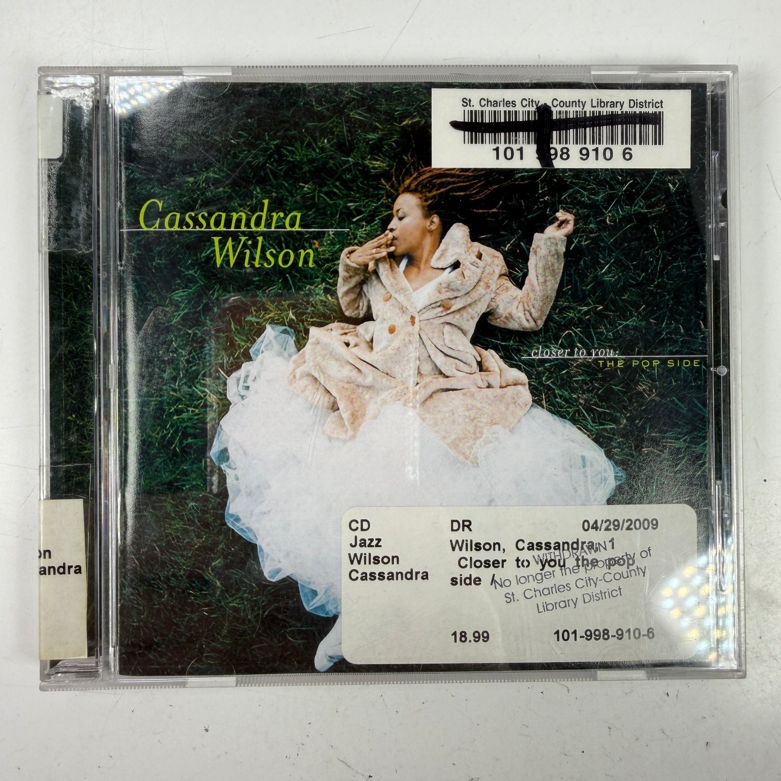 Cassandra Wilson – Closer To You: The Pop Side CD 2009 Jazz Blue Note