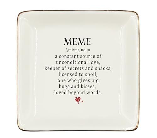  Meme Tray, Grandma Gift for Nana, Mother's Day & Birthday, Jewelry meme