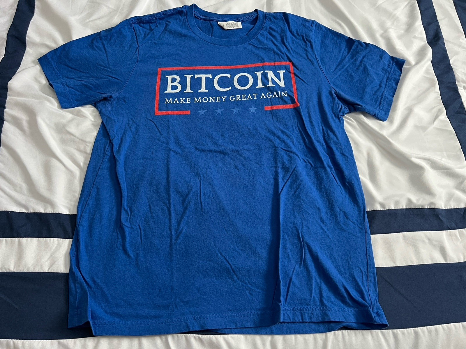 Bitcoin Make Money Great Again t-shirt. Crypto. Men’s XL. Make America Great. 
