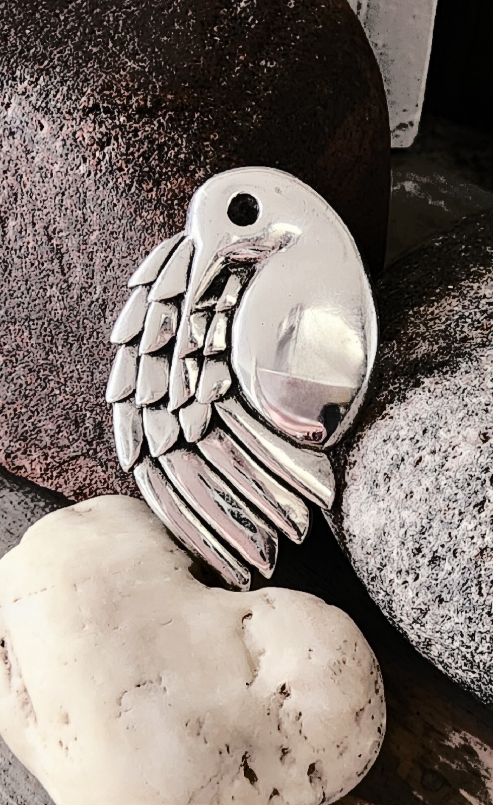 Retired James Avery  DUAL Function 2 in 1 BIRD PENDANT and Pin