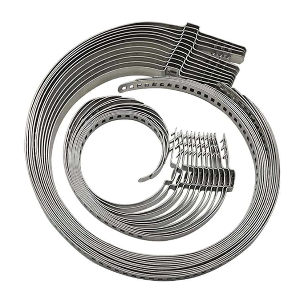 CV Boot Clamp Kit Stainless Steel Adjustable Joint Crimp Clamps 24 PCS