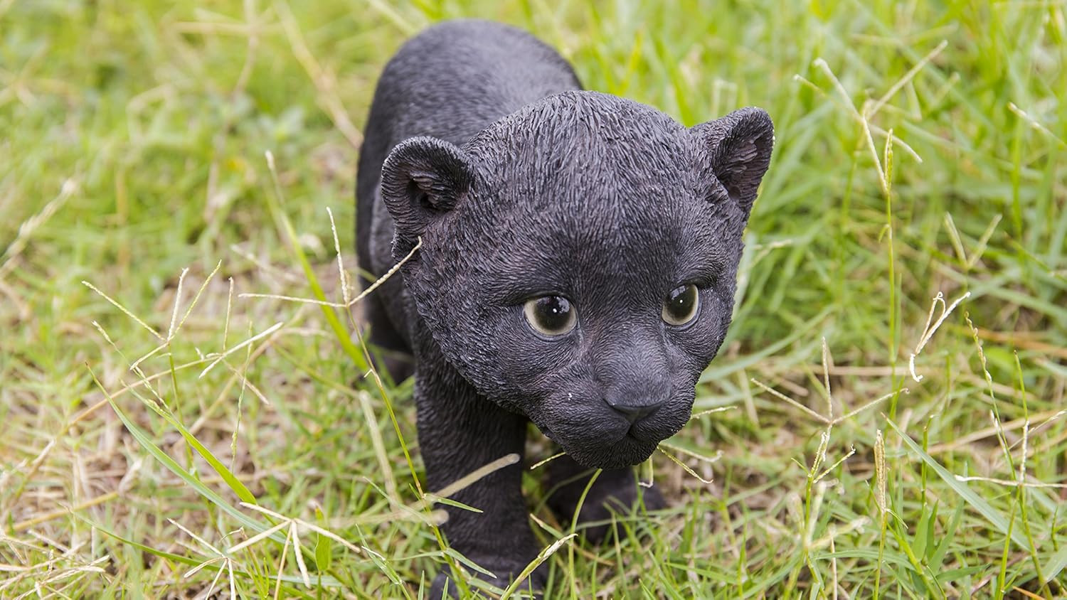 87696-B Black Panther Cub Statue