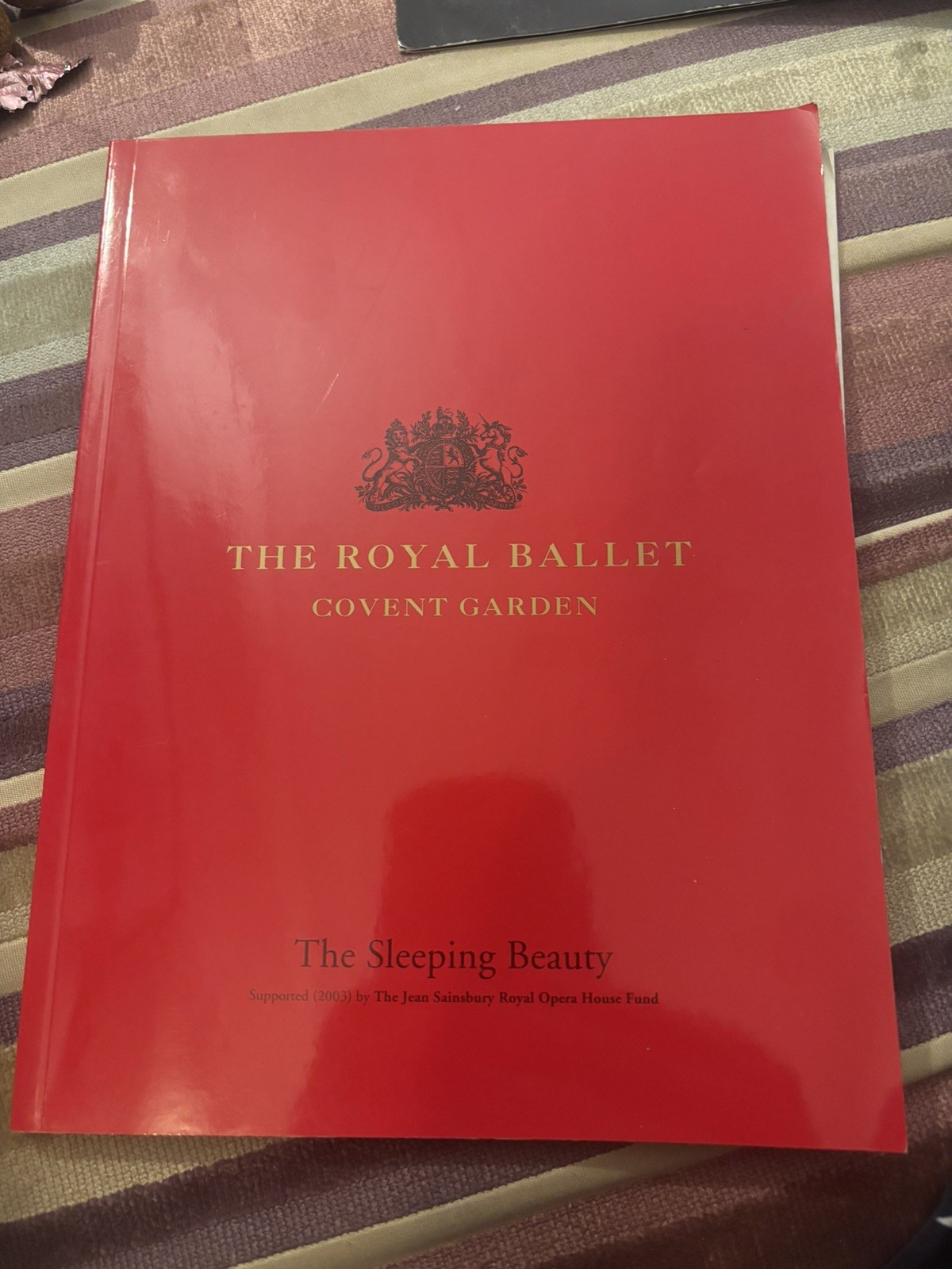 2003 Theatre program  Royal Ballet Sleeping Beauty Ethan Stiefel Roberto Bolle