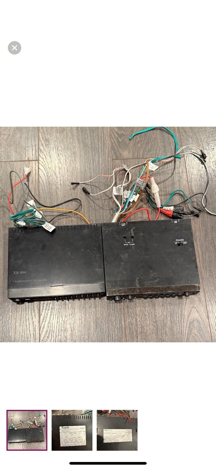 Lot of 2 UNTESTED equalizers