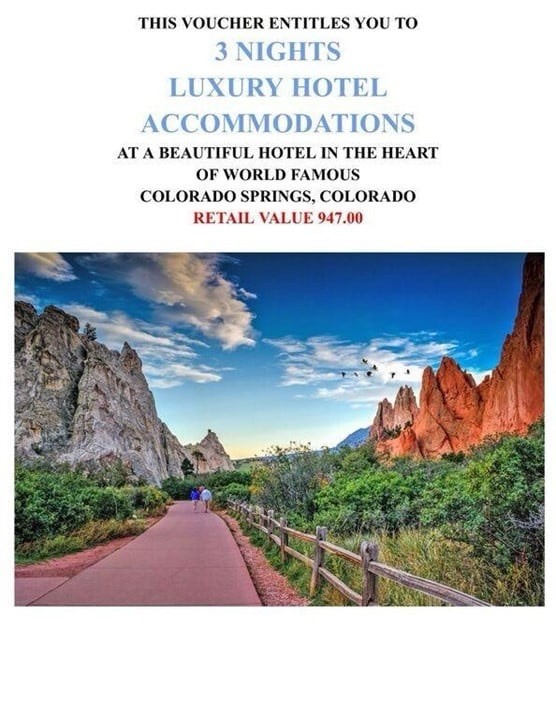 Colorado Springs 4 Days/3 Nights Vacation Package