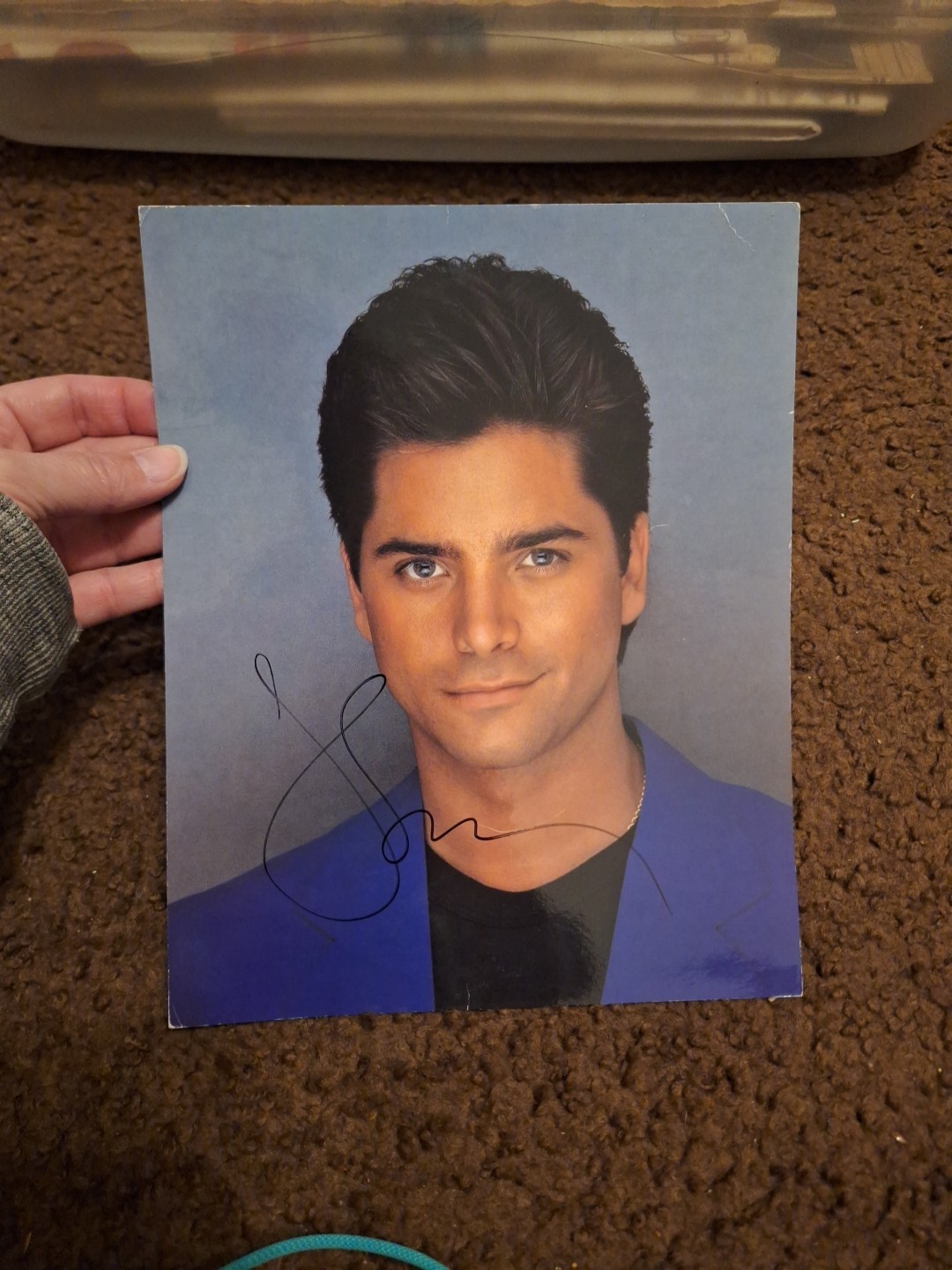 John Stamos Signed 8x10 Photo Autograph Full House Actor, 1990