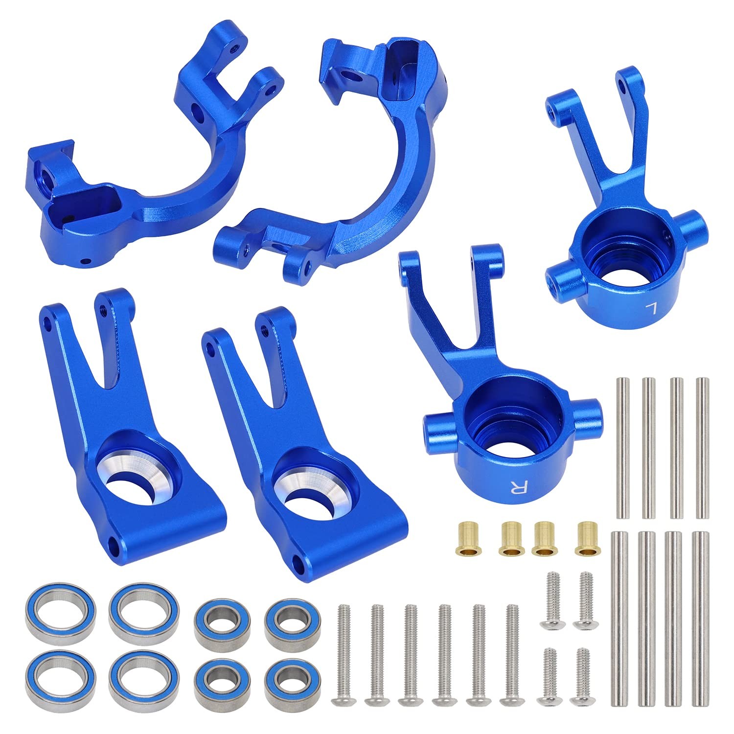 Aluminum Front Steering Block Knuckles & C-Hubs Caster Blocks & Rear Hubs for...