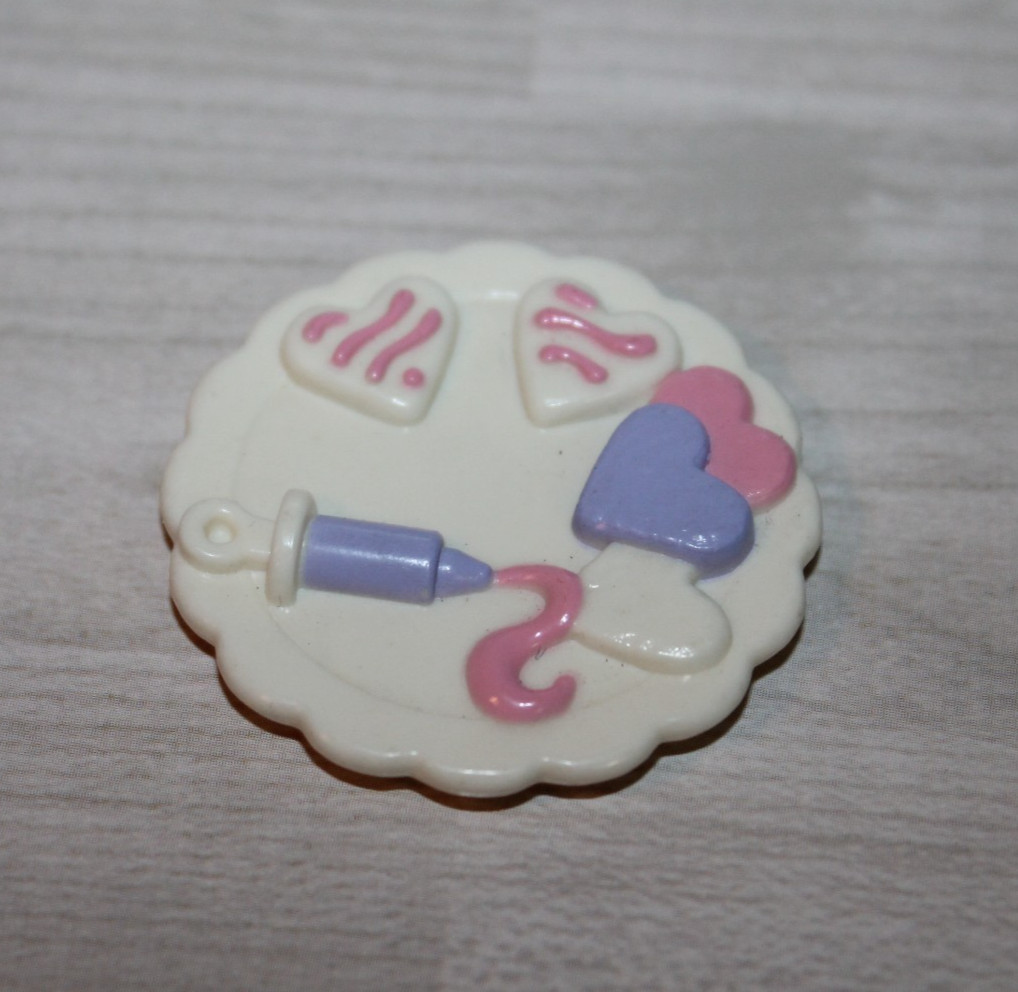 Fisher-Price Loving Family Dollhouse Miniature Cookie Decorating Icing Plate