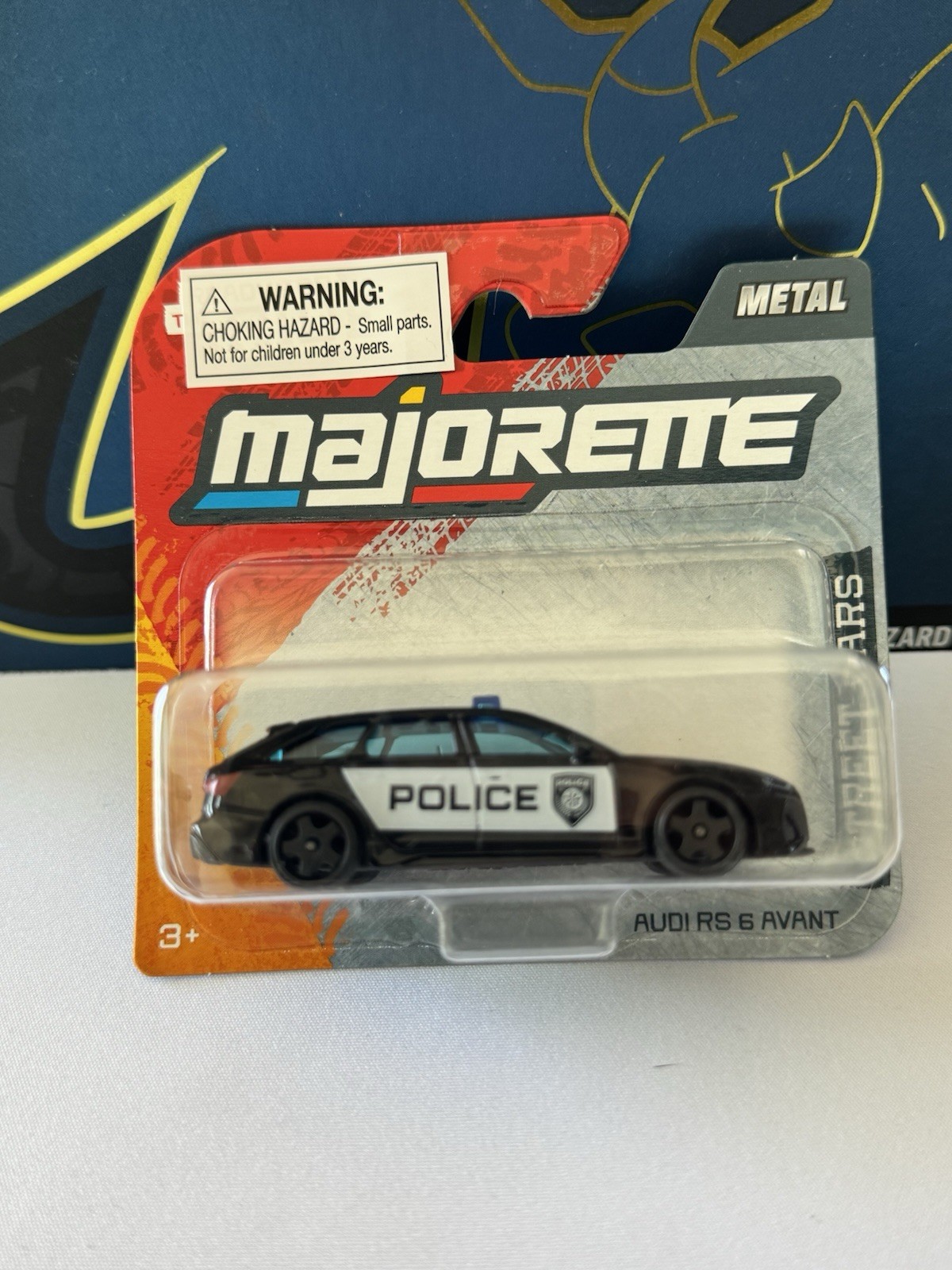 Majorette Street Cars Diecast car Audi RS 6 Avant Black Police