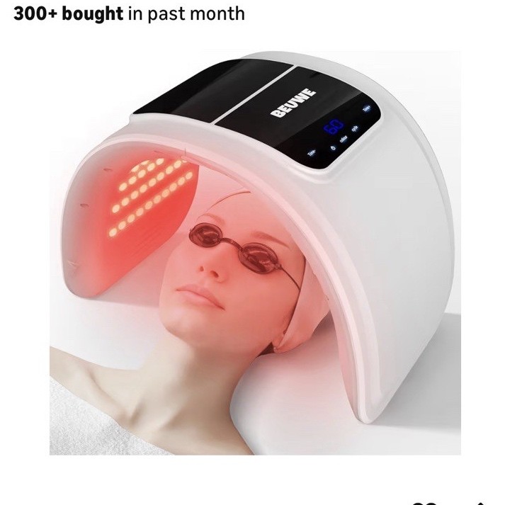 BEUWE Red-Light-Therapy-Mask LED Light Therapy Lamp: Portable, Multi-Color
