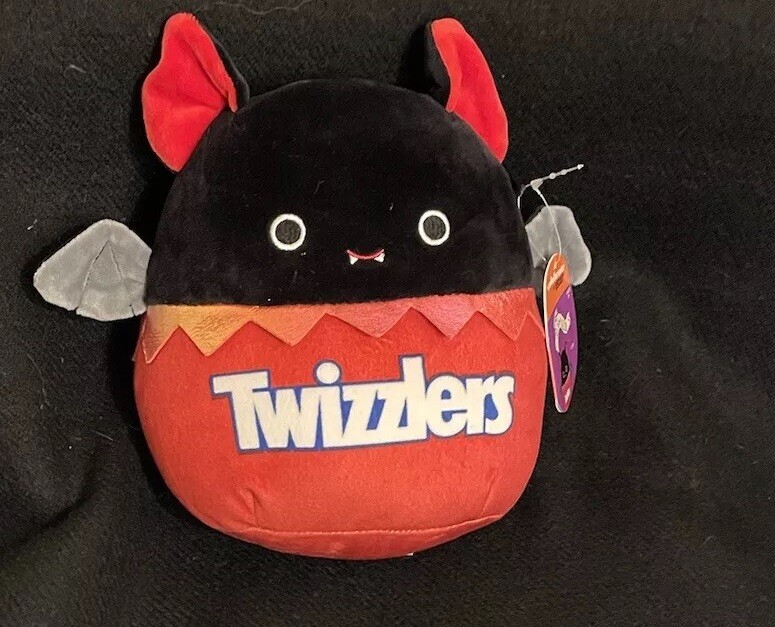 Squishmallow Lon the Red Twizzlers Bat 7" Hershey's Halloween Candy Costume