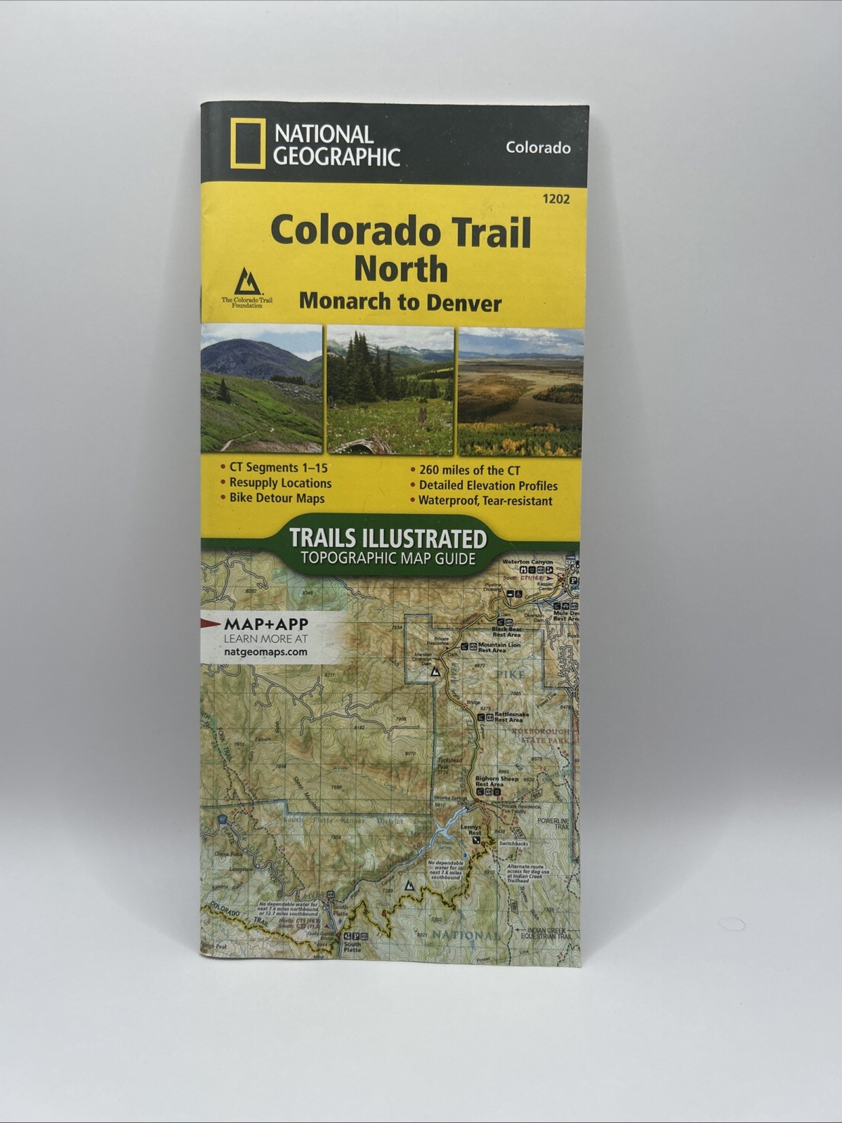 Map Colorado Trail North